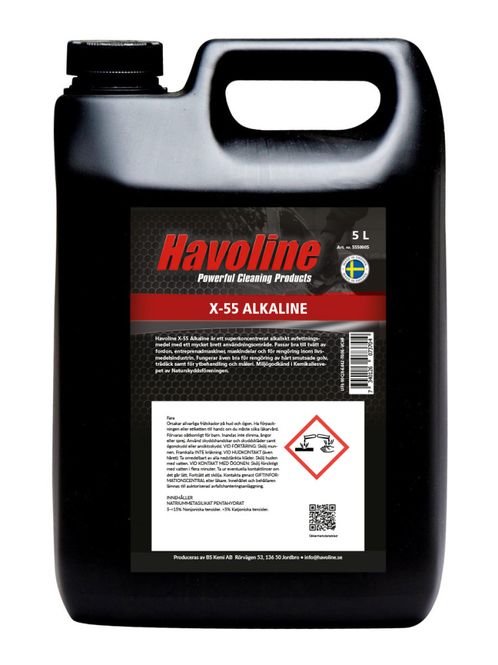 Huvudbild Havoline X-55 Alkaline 5 L